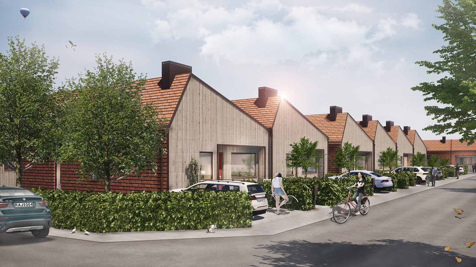 BRF Trädgårdsparken, Norra Borstahusen